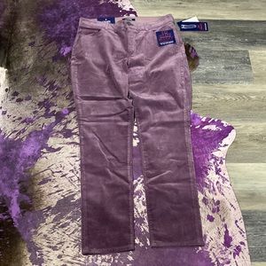 Purple corduroy pants